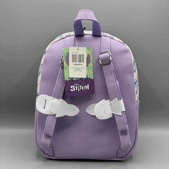 Disney Lilo and Stitch Happy With Palms Mini Backpack Bioworld NEW